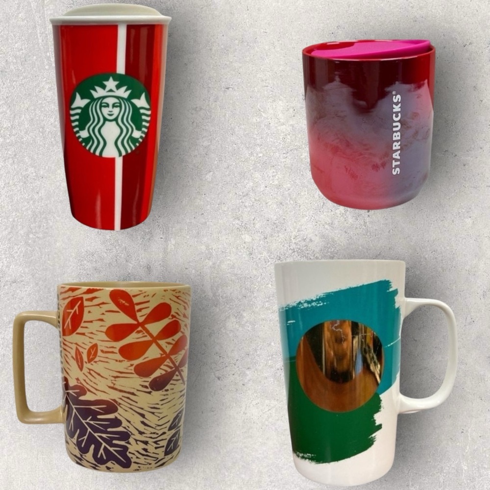 Starbucks Ceramic Mugs/ Tumbler Bundle